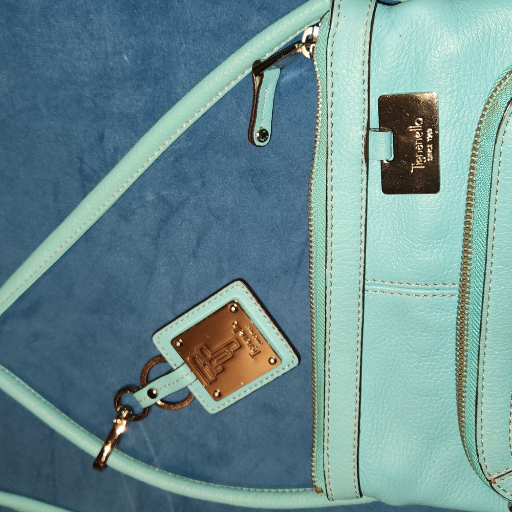 Tignanello Pebble genuine leather mini Crossbody bag, wallet, orginazer travel - Picture 6 of 16